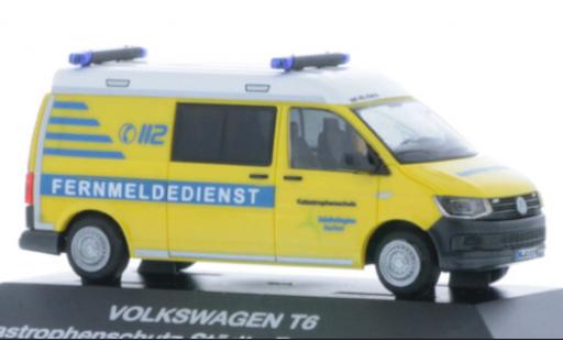Diecast model cars Volkswagen T6 T6 Katastrophenschutz St&Atilde;&curren;dte Region Aachen 1/87 Rietze