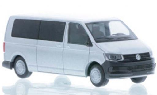 Diecast model cars Volkswagen T6 T6 LR Bus FD grey 1/87 Rietze