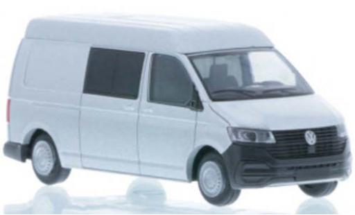 Diecast model cars Volkswagen T6 T6 LR Halbbus MD grey 1/87 Rietze