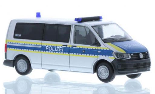 Diecast model cars Volkswagen T6 T6 Police Bayern plus long empattement 1/87 Rietze