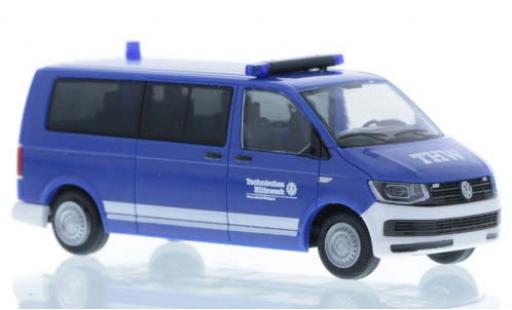 Diecast model cars Volkswagen T6 T6 THW Ortsverband Stuttgart plus long empattement 1/87 Rietze