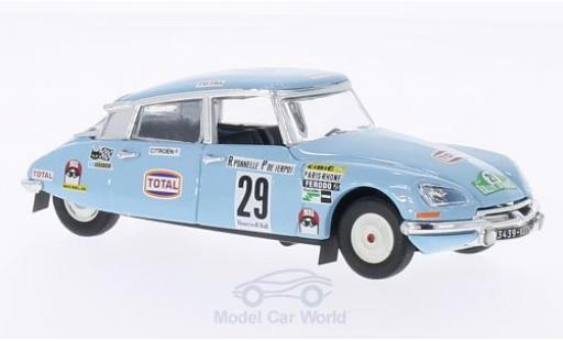 Diecast model cars Citroen DS 21 No.29 Adif (E) Rally Marocco 1972 R.Ponelle/P.de Serpos 1/43 Rio
