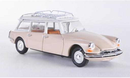Diecast model cars Citroen ID 19 Break Estate beige 1958 1/43 Rio