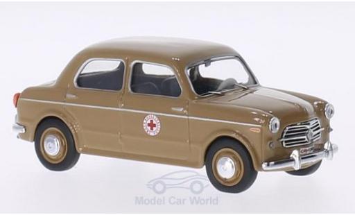 Diecast model cars Fiat 1100 Ambulanza /103 brown Croce Rossa Rotes Kreuz (IT) 1/43 Rio