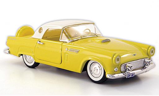 Diecast model cars Ford Thunderbird Two-Seater Hardtop yellow/white 1956 1/43 Rio