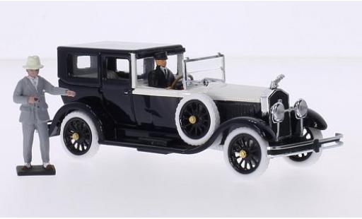 Diecast model cars Isotta Fraschini Torpedo 8A Fleetwood black/beige RHD 1925 Rudolph Valentino avec 2 figurines 1/43 Rio