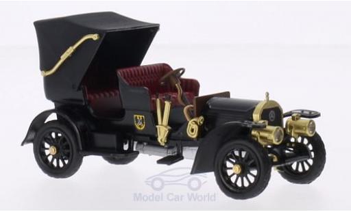 Diecast model cars Mercedes Simplex Base black/Dekor RHD 1902 Kaiser Wilhelm II. with Figur 1/43 Rio