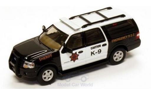 Diecast model cars Ford Expedition Police EL SSP (USA) 2007 K-9 Sheriff 1/87 River Point
