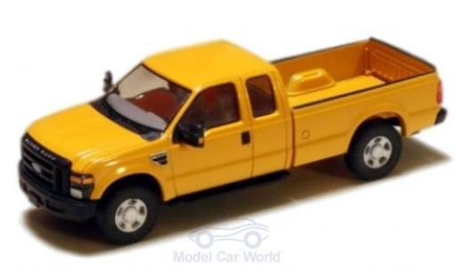 Diecast model cars Ford F-250 XLT Super Cab yellow 2008 1/87 River Point