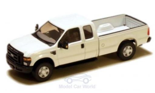 Diecast model cars Ford F-250 XLT Super Cab white 2008 1/87 River Point