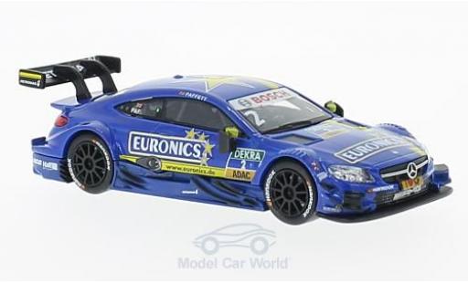 Diecast model cars Mercedes C DTM AMG C 63 No.2 G.Paffett 1/43 RMZ Hobby