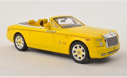 Rolls Royce Phantom Drophead Coupe 1/43 IXO Bijan Pakzad yellow diecast model cars