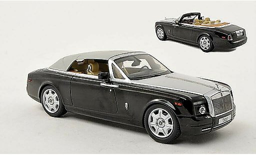 Rolls Royce Phantom Drophead Coupe 1/43 Kyosho black/grey LHD diecast model cars