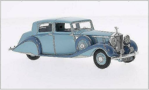 Rolls Royce Phantom Hooper 1/43 Ilario III Sedanca De Ville blue/grey RHD 1938 diecast model cars