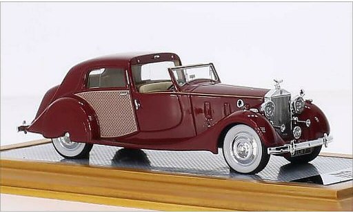Rolls Royce Phantom Park Ward 1/43 Ilario III Sedanca de Ville red/Dekor RHD 1937 diecast model cars