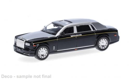 Diecast model cars Rolls Royce Phantom Base black/silver 1/87 Micro City 87