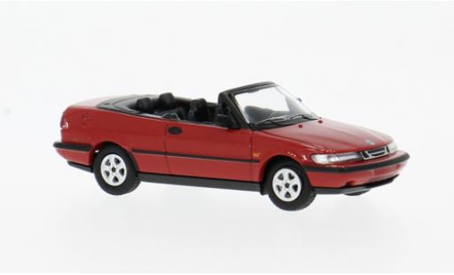 Diecast model cars Saab 900 Aero Turbo 16S () Convertible red 1987 1/87 Minichamps