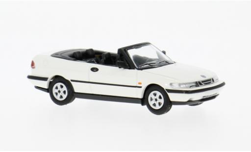 Diecast model cars Saab 900 Aero Turbo 16S () Convertible white 1987 1/87 Minichamps