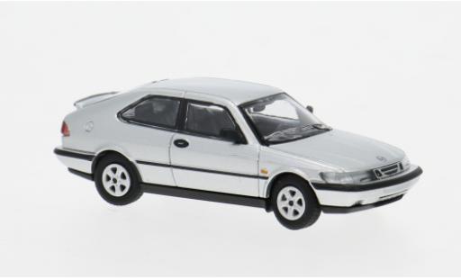 Diecast model cars Saab 900 Aero Turbo 16S () Coupe silver 1987 1/87 Minichamps