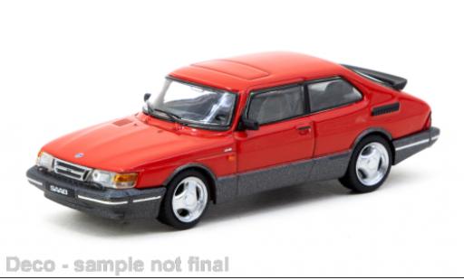 Diecast model cars Saab 900 Turbo red 1/64 Tarmac Works