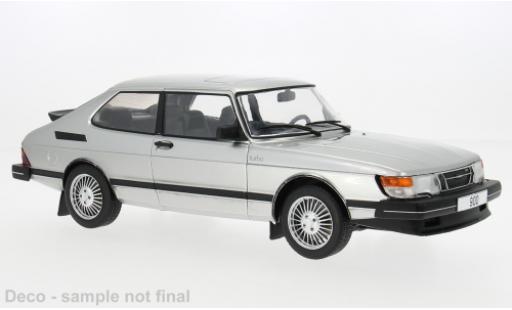 Diecast model cars Saab 900 Turbo silver 1981 1/18 MCG