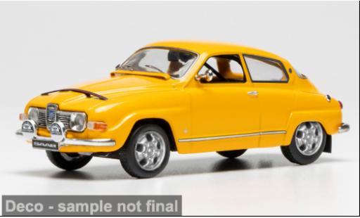 Diecast model cars Saab 96 V4 orange 1971 1/43 IXO