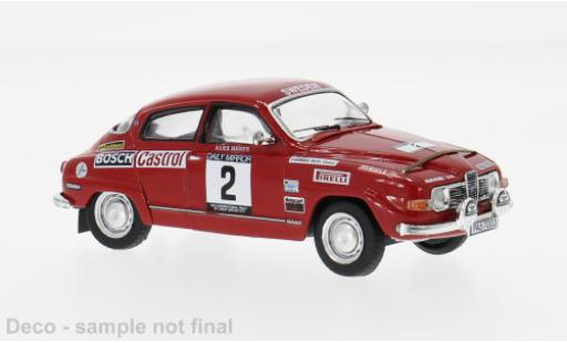 Diecast model cars Saab 96 RAC Rally V4 1971 #2 S.Blomqvist/A.Hertz 1/43 IXO