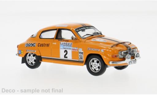 Diecast model cars Saab 96 RAC Rally V4 1974 #2 S.Blomqvist/H.Sylvan 1/43 IXO