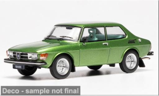 Diecast model cars Saab 99 Turbo green 1977 1/43 IXO