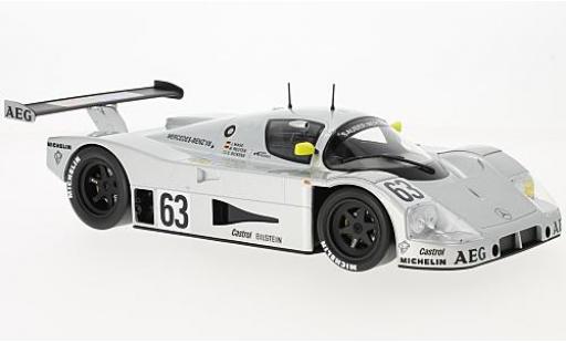 Diecast model cars Mercedes C9 Base Sauber 24h Le Mans 1989 #63 J.Mass/M.Reuter 1/18 Norev
