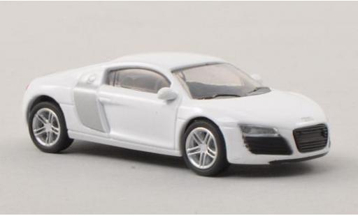 Diecast model cars Audi R8 coupe white/grey 1/87 Schuco