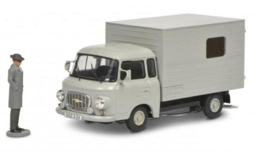 Diecast model cars Barkas B 1000 fourgon trunkwagen grey avec figurine 1/43 Schuco