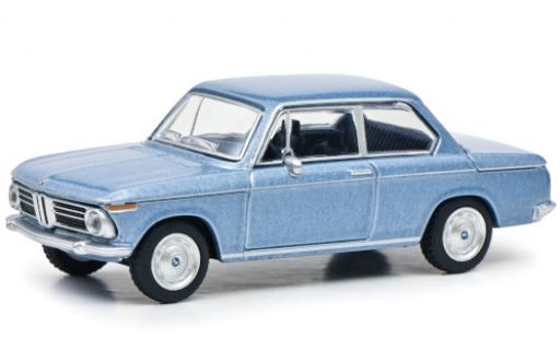 Diecast model cars Bmw 2002 berline metallic blue Paperbox Edition 1/64 Schuco