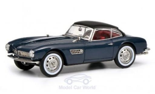 Diecast model cars Bmw 507 cabriolet grey/black 1/43 Schuco