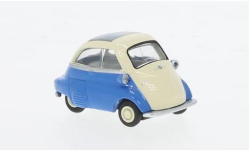 Diecast model cars Bmw Isetta 250 blue/beige 1/64 Schuco