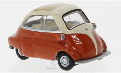 Diecast model cars Bmw Isetta citadine beige/orange 1955 1/64 Schuco