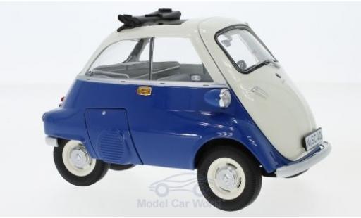 Diecast model cars Bmw Isetta Export blue/beige 1/18 Schuco