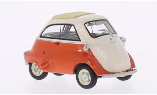 Diecast model cars Bmw Isetta citadine orange/beige toit rabattable ferm&Atilde;&copy; 1/43 Schuco