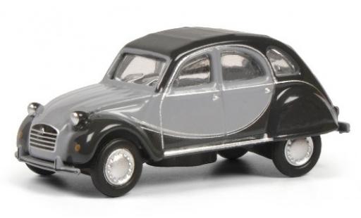 Diecast model cars Citroen 2CV Charleston 6 matt-grey/grey 1/87 Schuco