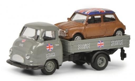 Diecast model cars Hanomag Kurier Pritsche flatbed Mini-Service avec charge 1/87 Schuco