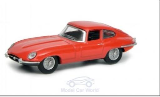 Diecast model cars Jaguar E-Type Coupe red 1/64 Schuco