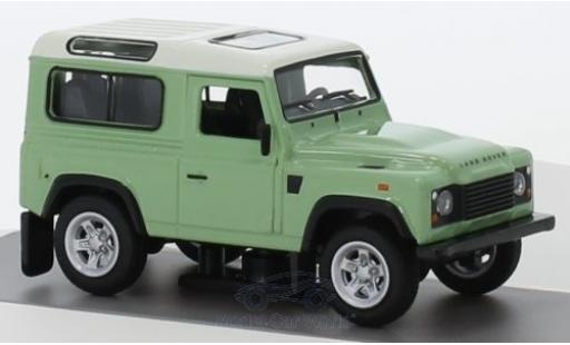 Diecast model cars Land Rover Defender Base green/white 1/64 Schuco
