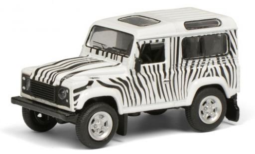 Diecast model cars Land Rover Defender Base white/black Safari 1/64 Schuco