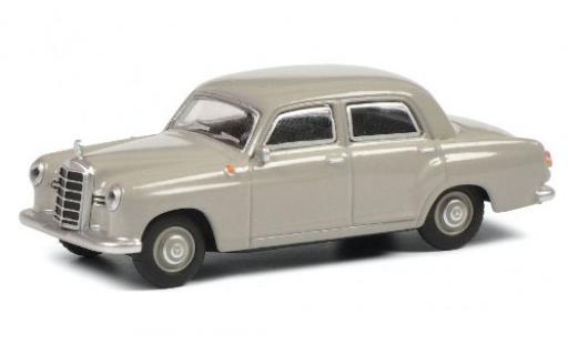 Diecast model cars Mercedes 180 Base D (W120) grey Ponton 1/64 Schuco