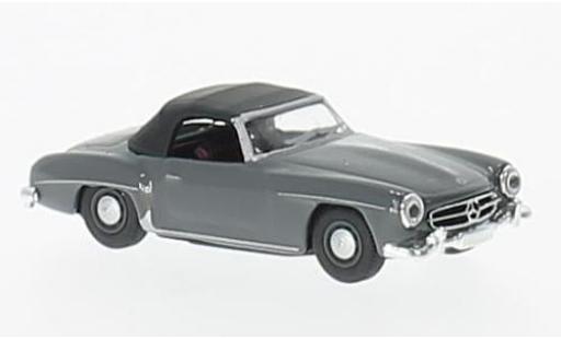 Diecast model cars Mercedes 190 Base SL grey/black 1/87 Schuco