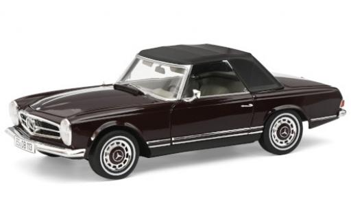 Diecast model cars Mercedes 280 Base SL (W113) red 1963 avec d&Atilde;&copy;tachable Softtop 1/18 Schuco