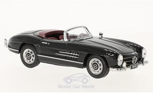 Diecast model cars Mercedes 300 Roadster SL (W198) black 1/43 Schuco