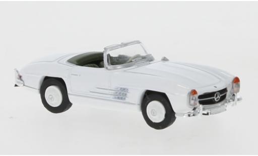 Diecast model cars Mercedes 300 Roadster SL white 1/87 Schuco