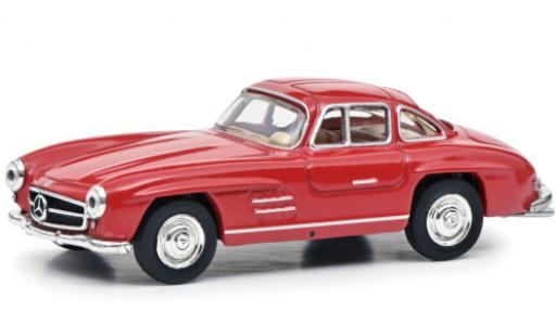 Diecast model cars Mercedes 300 Base SL (W198) red Paperbox Edition 1/64 Schuco