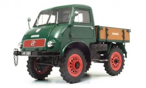 Diecast model cars Mercedes Unimog 401-404 401 green 1953 1/18 Schuco